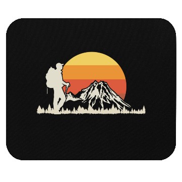 Discover Hiking Hiker Mountain Mouse Pads