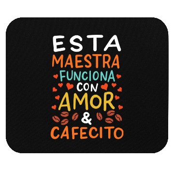Discover Spanish Teacher Maestra Mouse Pads