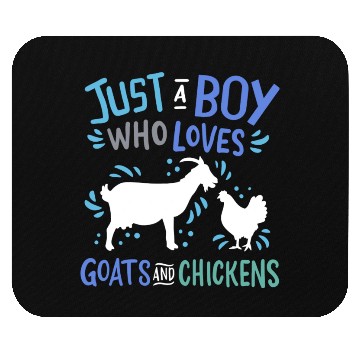 Discover Goat Chicken Farmer Mouse Pads