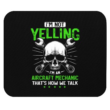 Discover Aircraft Mechanic, airplane mechanic Mouse Pads