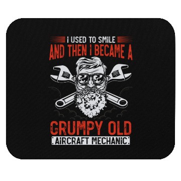 Discover Aircraft Mechanic, airplane mechanic Mouse Pads