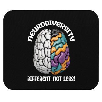 Discover "Different, Not Less" Neurodiversity Mouse Pads