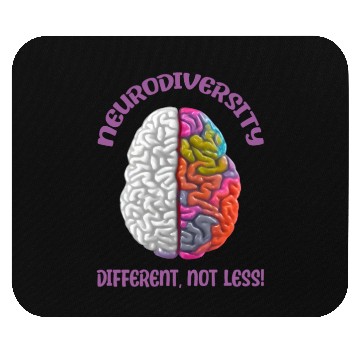 Discover "Different, Not Less" Neurodiversity Mouse Pads