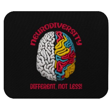Discover "Different, Not Less" Neurodiversity Mouse Pads