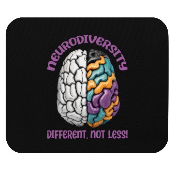 Discover "Different, Not Less" Neurodiversity Mouse Pads
