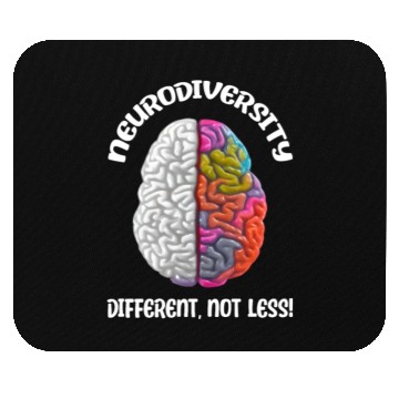 Discover "Different, Not Less" Neurodiversity Mouse Pads