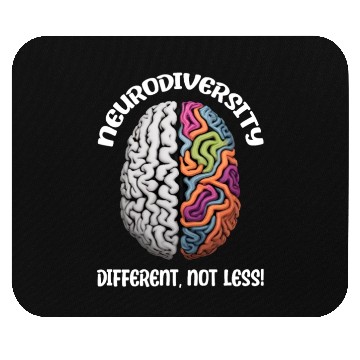 Discover "Different, Not Less" Neurodiversity Mouse Pads