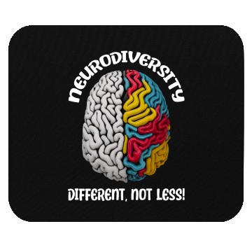 Discover "Different, Not Less" Neurodiversity Mouse Pads