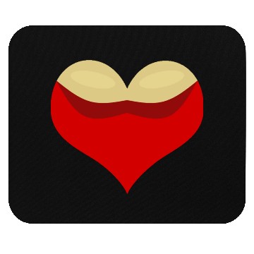 Discover Boobies love heart Mouse Pads