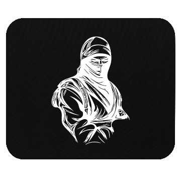 Discover Leisure Ninja Athlete Warrior Weight Training Mouse Pads