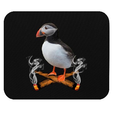 Discover Puffin Blunts Mouse Pads