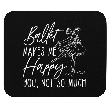 Discover Ballet Dancer Dance Girl Ballerina Mouse Pads