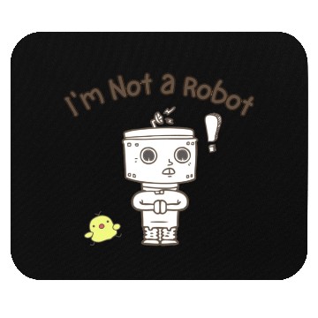 Discover I'm not a robot Mouse Pads