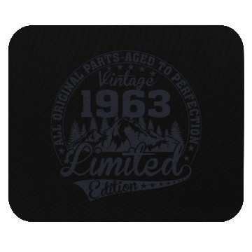 Discover Vintage 1963 Anniversary Retro Vintage Gift Mouse Pads