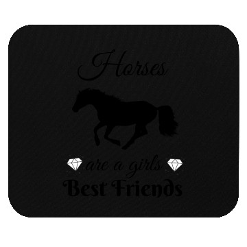 Discover Horses Girls Best Friends Riding Equestrian Mouse Pads