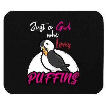 Discover Puffin Lover Puffins Mouse Pads