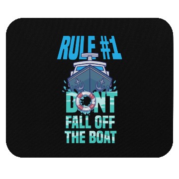 Discover Boat Captain Boating Sailing Lake Funny Mouse Pads
