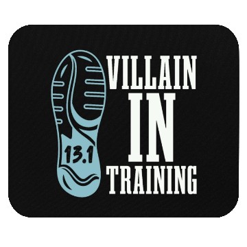 Discover Half Marathon Villain In Training Marathon Runner Mouse Pads
