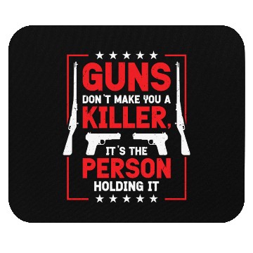 Discover Guns Pistol Lover Gun Owner Shooting Mouse Pads