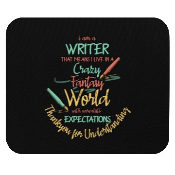 Discover Writer Live In Fantasy World Author Mouse Pads