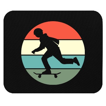 Discover Longboard Skateboard Retro Design Longboarding Mouse Pads