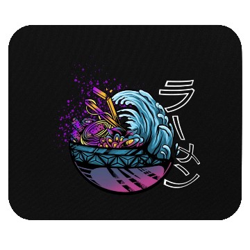 Discover Waves Ramen Mouse Pads