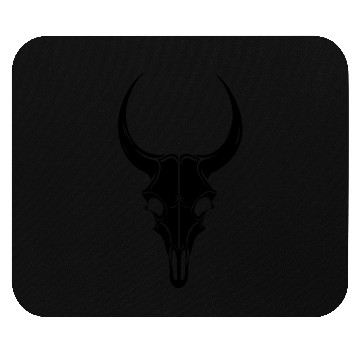 Discover Cattle Skull Cow Skull Rodeo Western Skeleton Mouse Pads