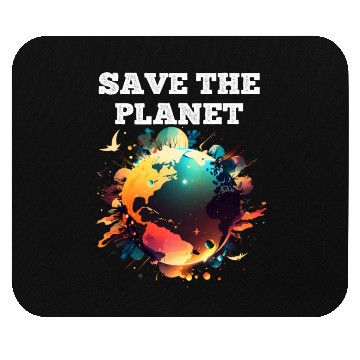 Discover Save the Planet Climate and Nature Care Mouse Pads