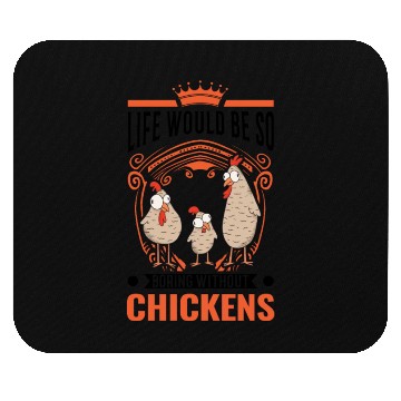 Discover Chickens Chicken Farm Farmer Mouse Pads