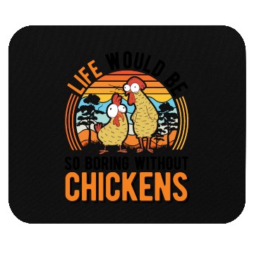 Discover Chickens Chicken Farm Farmer Mouse Pads