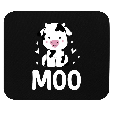 Discover Moo Cow Lover Famer Cattle Ranch Dairy Farming Mouse Pads