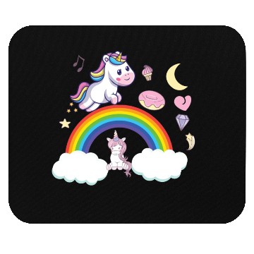 Discover unicorn rainbow Mouse Pads