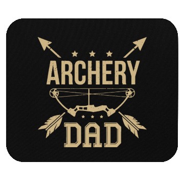 Discover Archery Dad Bow Arrow Hunting Gift Shooting Race Mouse Pads