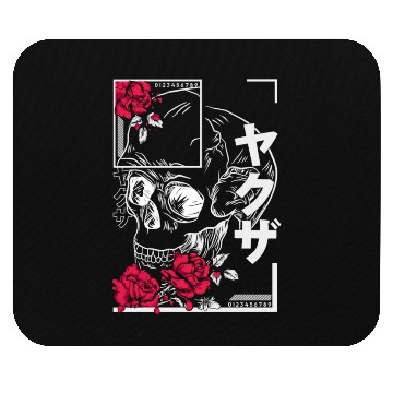 Discover japanese skull Mouse Pads