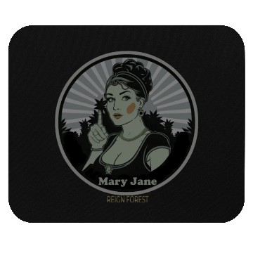 Discover Mary Jane Lady Marijuana Funny Graphic Mouse Pads