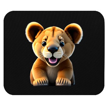 Discover Baby Lion Mouse Pads