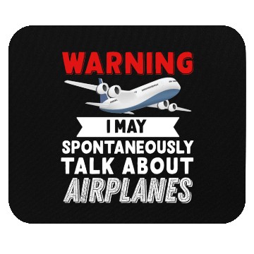 Discover I Talk about Airplanes Mouse Pads
