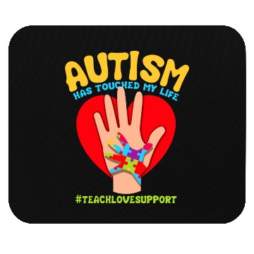 Discover Autism Has Touched My Life Autism Teacher Mouse Pads