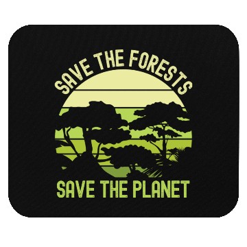 Discover Earth Day Save The Forests Save The Planet Nature Mouse Pads