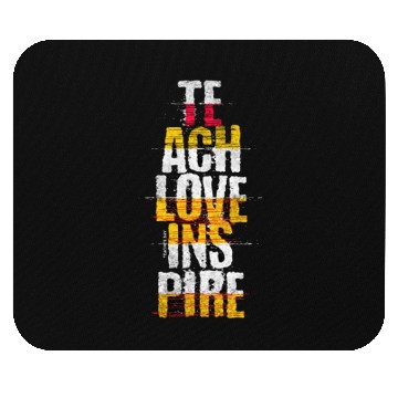 Discover te ach love ins pire Mouse Pads