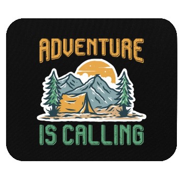 Discover Adventure is calling Mountain lover Hiking Mouse Pads