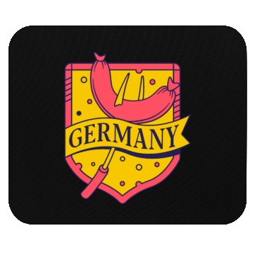 Discover unique funny Germany Flag , German sausages Mouse Pads