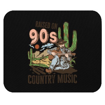 Discover Raised On 90's Country Music Mouse Pads