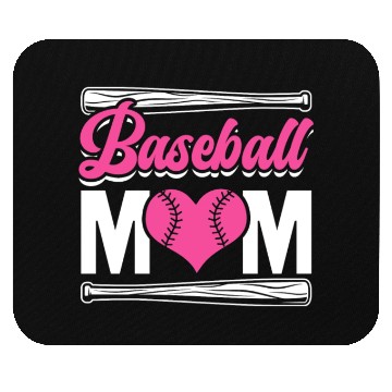 Discover Baseball Mom Athletic Player Mother's Day Baseball Mouse Pads