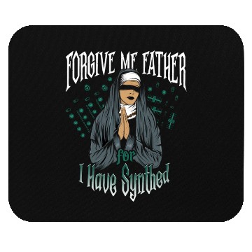 Discover Forgive Me Father - Techno Nun Mouse Pads
