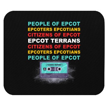 Discover People Of Epcot Epcoters Epcotians Citizens Mouse Pads