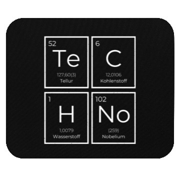 Discover Techno Science Periodic Table Mouse Pads