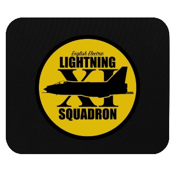 Discover English Electric Lightning 11th Squadron yellow Mouse Pads