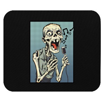 Discover Zombie Singer Mouse Pads