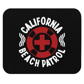 Discover Lifeguard california beach patrol pool guard Mouse Pads